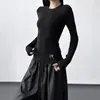 Camisa Básica Ajustada Tops Femininos 2025 Outono e Inverno Novo Estilo Alta Elasticidade Versátil High-End Slim Fit Roupa de Baixo e Roupa de Cima