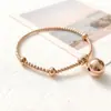 Nueva oferta especial pulsera de acero inoxidable con cuentas y colgante de cruz transfronteriza, alta calidad para mujer, cuenta redonda, acero de titanio, cordón elástico