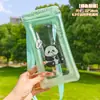 Bolsa inflable creativa impermeable para teléfono, con lindos diseños de dibujos animados, compatible con pantalla táctil, adecuada para rafting, natación, buceo y tomar fotografías; una bolsa sellada que evita la entrada de agua