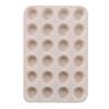 Molde de silicona para pasteles de 12 y 24 tazas, ideal para hornear en casa, resistente a altas temperaturas, no se deforma.
