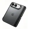 Adecuado para la funda para teléfono plegable Duo de Apple, Bisagra de resorte, Soporte de eje central mate, Funda protectora de Apple