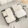 Nova bolsa de armazenamento de viagem bolsa de compressão roupas terno mala portátil bolsa de organização roupa íntima sapatos sub-bolsa