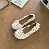Zapatos de mujer estilo dulce con lunares y lazo, estilo ballet, zapatos poco profundos estilo hada de estilo dulce para niñas, otoño 2026