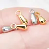 Nueva Cadena de Cola de Acero Inoxidable para Accesorios de Joyería, Collar con Colgante de Gota de Agua, Accesorios para Joyería DIY