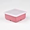 Molde para Cubitos de Hielo Bandeja de Hielo Caja de Almacenamiento para Refrigerador Grande de Silicona Fácil de Desmoldar Molde para Cubitos de Hielo de Grado Alimenticio