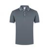 Camisa Polo de Seda de Gelo Roupa de Trabalho Camiseta Personalizada Camisa Publicitária Cultural Promocional Logo Impresso Roupas de Trabalho de Verão Manga Curta Transfronteiriça