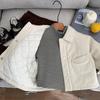 Chaqueta Acolchada para Niños Invierno 2025 Otoño e Invierno Elegante Cálida Engrosada Chaqueta Infantil Negra