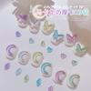 Macaroon Moca K9 Diamante Joyería para Uñas Luna Mariposa Amor Estrella Pequeña Decoración Armadura Hielo Uso al por Mayor