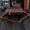 Al por mayor Nueva Bolso de Cintura de Moda para Hombre Pu Bolso de Hombro y Pecho de Moda Retro Piel de Caballo Loca Bolsa Pequeña Multiusos para Ocio al Aire Libre