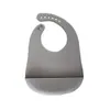 Babero Fino de Silicona para Bebé con Bolsillo para Comer Infantil, Grado Alimenticio, Impermeable y a Prueba de Aceite para Niños, Babero para Bebé al por Mayor