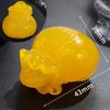 Resina de alta calidad sintética forma geométrica tallado de cinturón imitación cera de abeja DIY colgante con agujero pasante accesorios de colgante