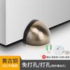 Batente de Porta de Aço Inoxidável, Batente de Porta Magnético Sem Furo, Amortecedor de Porta Semicircular, Batente de Porta Magnético Silencioso, Fábrica