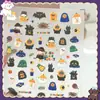 Halloween Pequeño Fantasma Relieve Gelatina Arte de Uñas Pegatina Ins Lindo Calabacita Oscuro Adhesivo Ccd Decoración de Uñas