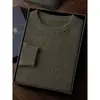 Suéter Masculino de Cashmere com Gola Redonda Espessa de 7 Fios Outono e Inverno Novo Pulôver Business Solto Casual Suéter de Tricô Camisa de Base
