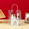 Sacola transparente de plástico PVC Saco de presente de mão de doces de casamento Saco de presente Saco de spray de protetor solar cosmético