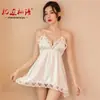Roupa Íntima Sexy Saia Camisola Pijama Feminino Cama Sexy Tentação Provocação Noite Quente Renda Tentação para Cabelo