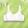 Roupa íntima de Gaze Leve e Respirável para Meninas, Sutiã Esportivo Stretch para Estudantes, Regata Confortável e Bonita para Desenvolvimento das Costas