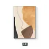 Sofá de Sala de Estar Cremoso Parede de Fundo Pintura Decorativa Estilo Nórdico Linhas Abstratas Murais de Corredor Hall de Entrada Pintura de Parede