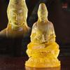 Esmalte de color Sahara Tres Santos Estatua de Guanyin Bodhisattva Buda Estatua de Buda Bodhisattva Sakyamuni estatuas de Buda Bodhisattva ksizang adornos para adorar