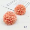 Flor de diente de león Tamaño pequeño Cebolla verde simulada Bola de crisantemo Arreglo floral Boda Flores de Año Nuevo Chino Cesta de flores DIY Caja de regalo Flores decorativas