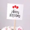 Decorações de Bolo de Aniversário Infantis Tendência Estilo Ins Coreano Urso Pintado à Mão Macarons Coloridos Balões 3D