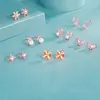Aretes Semana Brillante Caja de Regalo para Mujer Traje Moda Joker Semana Aretes Regalo de San Valentín para Novia