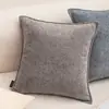Cojín Decorativo de Terciopelo Sólido Color Crema Claro para Invierno, Cojín para Sofá de Sala de Estar con Acabado de Alta Gama, Cojín Engrosado para Respaldo