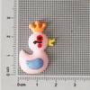 Dibujo animado animal pequeño pvc goma suave accesorios de joyería funda para teléfono móvil horquilla cuerda para el pelo de niños accesorios material pegatinas