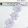 Organza Multicapa Cosida a Mano Encaje con Pedrería Decoraciones Infantiles Bolsas para Zapatos Decoración de Vestido de Novia Accesorios Florales DIY