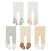 Mallas de una pieza de dibujos animados lindas para primavera y otoño, adecuadas para niños y niñas, bebés y niños pequeños, leggings de bebé para usar al aire libre