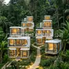 Directamente del fabricante: Apartamentos Cabaña de Manzana, Listos para Usar al Entregar, Personalizados para Atracciones Turísticas, Hoteles y Casas de Huéspedes