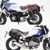 Coche muscular Wolf adecuado para Qianjiang Yi 550 bolsa lateral bolsa de lona bolsa para portátil de negocios maletín modificación con portaequipajes de liberación rápida