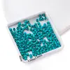 Ventas Directas de Fábrica Cuentas Redondas de Turquesa Sintética Natural Cuentas Sueltas Accesorios para Pulseras DIY Cuentas Semi-Terminadas Venta al por Mayor