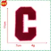 Venta Caliente Transfronteriza Color Alfanumérico Toalla Tela Bordada Calcomanías Parche de Ropa Zhangzai Marcado Codificado Hecho a Mano