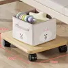 Estante de Almacenamiento Debajo de la Cama para Dormitorio Base de Cama Portátil Estante para Maletas con Ruedas Caja de Gran Capacidad Almacenamiento Tablero de Almacenamiento