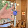 Correa de RelojAdecuada para Correa de Reloj Apple S12, Versátil y Única para iWatch S1098Se, Pulsera de Lujo Ligero para Mujer