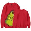 Moletom Novo 2023 Casual Gola Redonda Algodão Top Popular Europeu e Americano Desenho Animado Pato de Natal Monstro Amarelo Peludo