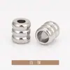 Ponteira Redonda com Cordão e Sino de Metal Ponteira Reta em Liga de Zinco Galvanizado para Cordão de Calça Acessórios de Vestuário Jin Da
