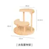Estante para Flores para Repisa de Ventana de Madera Maciza, Soporte Decorativo Creativo para Suculentas, Estante de Almacenamiento Multinivel para Escritorio en Esquina de Balcón Interior