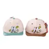 Gorro de malla para bebé verano nuevo lindo caricatura niño protección solar ala suave gorra de visera niña estilo coreano sombrero de sol G310