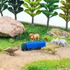 Acessórios de Modelo de Vida Selvagem de Zoológico Paisagem Miniatura Mini Animais Material DIY Cena Encolhida Ornamentos