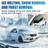 Agente Fundente de Hielo y Nieve Rayhong, Agente Fundente de Hielo y Nieve Práctico para Cristales de Automóvil en Invierno, Agente Antihielo y Fundente de Nieve para el Parabrisas Delantero