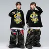 Disfraz de Baile Callejero para Niños Hip Hop para Niños Conjunto de Hip Hop Estilo Callejero para Niños Disfraz de Escenario Personalizado Conjunto a la Moda