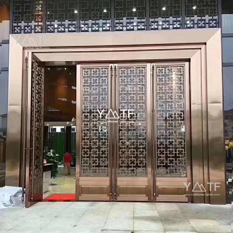 不锈钢地弹簧门