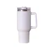 Copo de Carro 40oz Cola Diamante Gelo Copo de Aço Inoxidável Stanley Copo Térmico de Grande Capacidade Copo Térmico de Aço Inoxidável Personalização
