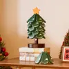 Alfombrilla Aislante Térmico para Árbol de Navidad, Decoración Creativa para Mesa de Comedor en Casa, Salvamanteles de Madera Maciza Anti-quemaduras, Posavasos y Salvamanteles de Alta Estética