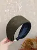 Nova Faixa de Lã Larga de Inverno de Alta Qualidade, Design de Coroa Alta, Estilo Casual para Sair, Acessório de Cabelo Vintage e Elegante Estilo Chanel