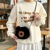 Bolsa de Boneca Novo Estilo, Bolsa Transversal de Urso de Pelúcia, Bolsa Pequena Fofa para Mulheres, Mini Bolsa Peluda, Bolsa de Urso de Desenho Animado, Bolsa de Mão