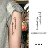 Montañas altas, caminos lejanos, ve el mundo y encuéntrate a ti mismo. Pegatinas de tatuaje de hierbas del Tíbet, antifricción, larga duración, tatuaje de muñeca simple y realista