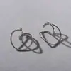 Clip para Oreja Geométrico Europeo y Americano Diseño Minimalista de Nicho Espiral Retro Viento Frío Accesorios para Orejas Pendientes sin Agujeros en las Orejas Clip para Oreja